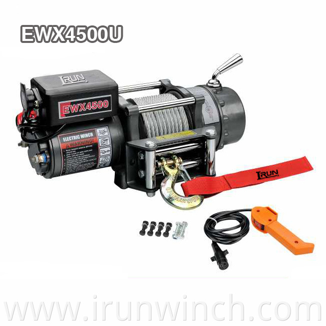 Electric UTV Winch 4500 Lbs
